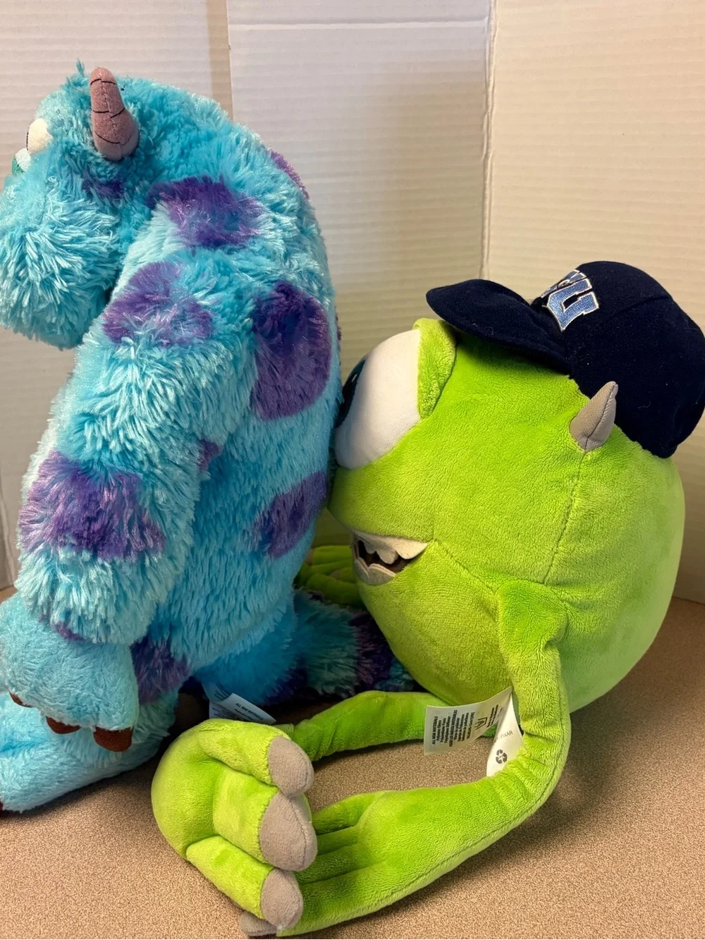 Disney Pixar's Monsters University Mike Wazowski and Sully plush 18inch